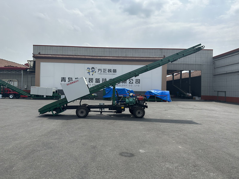  方正裝備第四代產(chǎn)品走式油電混合震散輸送機(jī)的獨(dú)特之處   