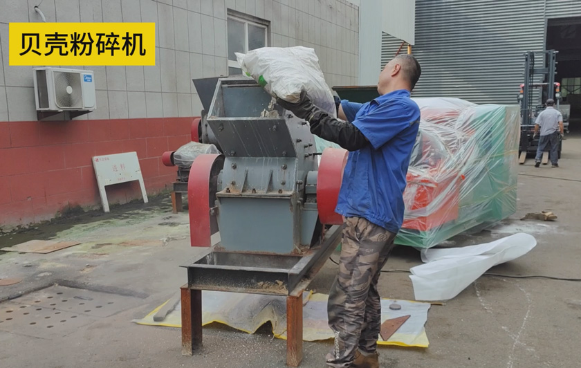 單級(jí)破碎機(jī)粉碎貝殼粉粉末